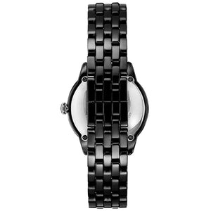Emporio Armani AR1478 Ladies Ceramica Black Crystal Watch — view 2