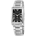 Emporio Armani AR1608 Rectangular Black Dial Men's Watch