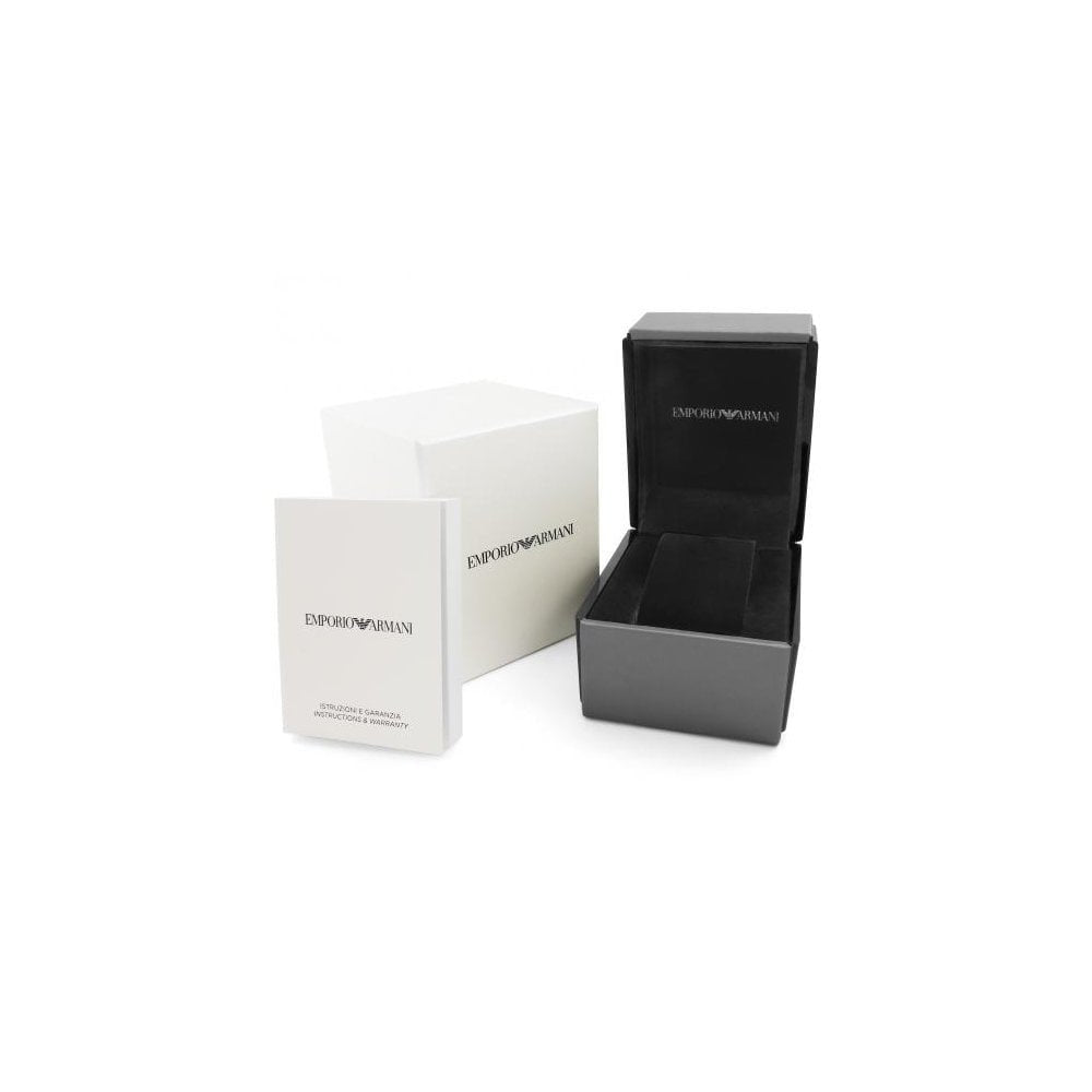 Emporio Armani AR1608 Rectangular Black Dial Men's Watch — view 4