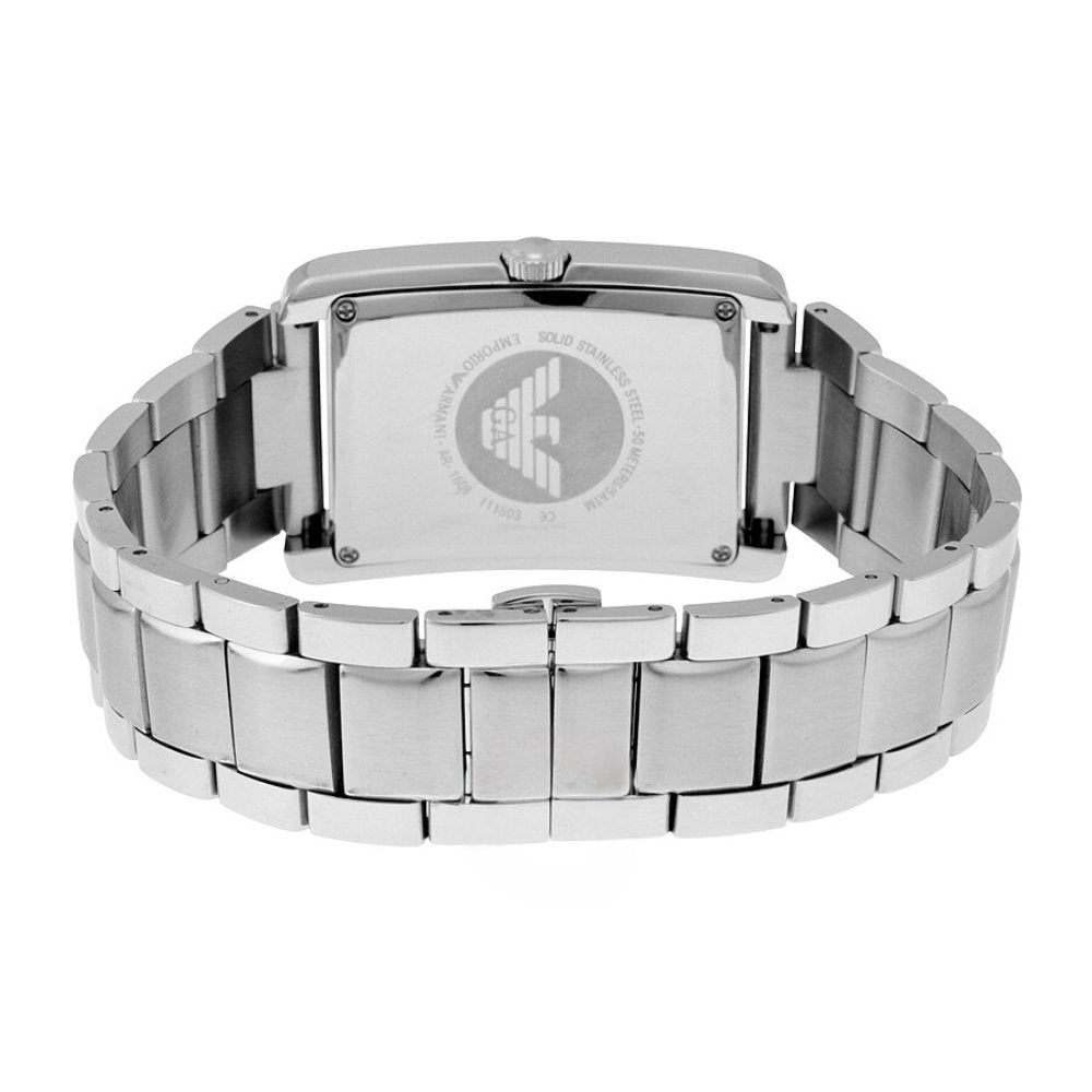 Emporio Armani AR1608 Rectangular Black Dial Men's Watch — view 2