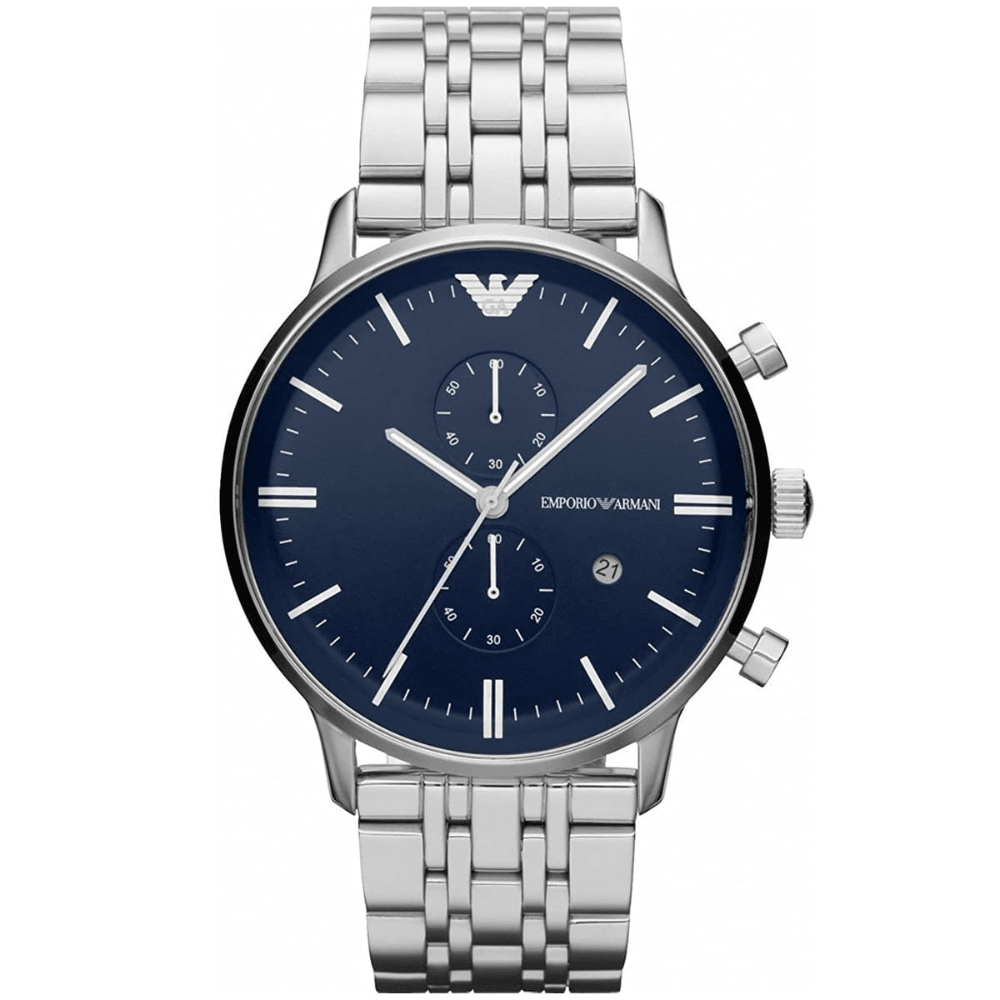 Emporio Armani AR1648 Blue Dial Chronograph Men's Watch