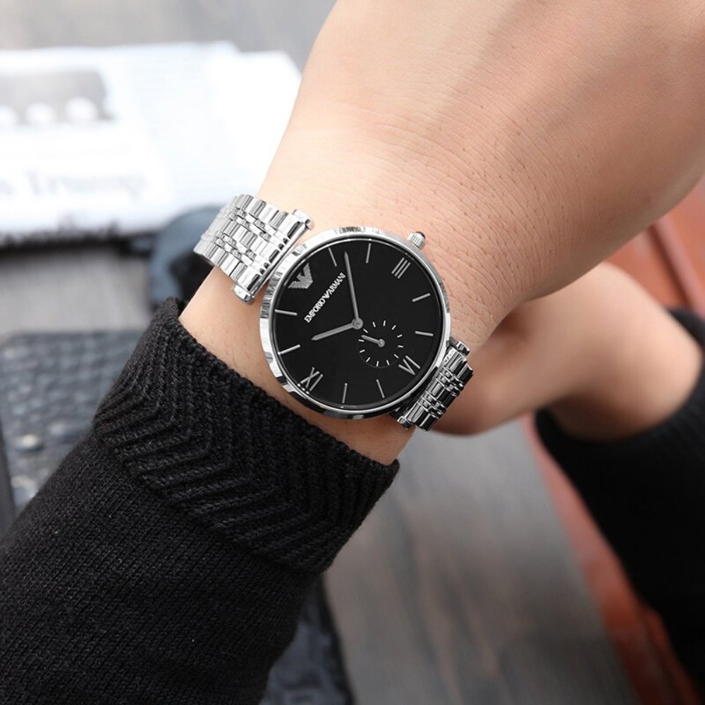 Emporio Armani AR1676 Black Dial Men's Watch — view 4