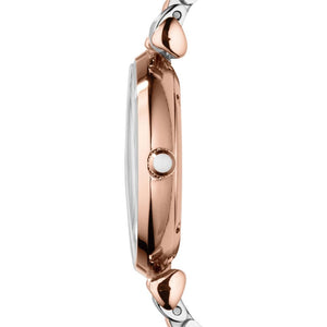 Emporio Armani AR1683 Gianni T-Bar Two Tone Ladies Watch — view 3