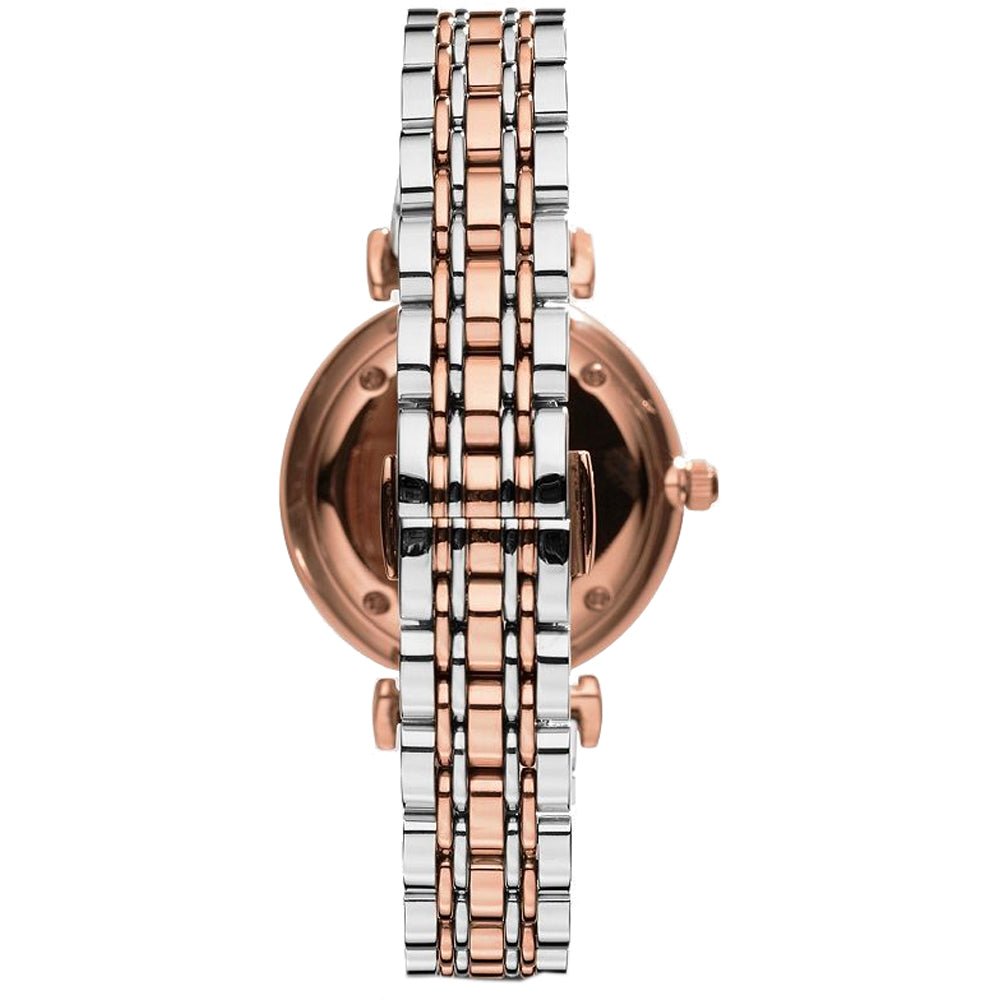 Emporio Armani AR1683 Gianni T-Bar Two Tone Ladies Watch — view 2