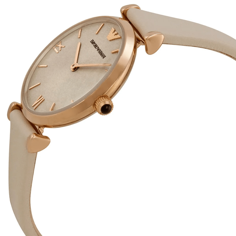 Emporio Armani AR1769 Retro Beige Dial Ladies Watch — view 5