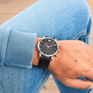 Emporio Armani AR1828 Black Dial Men's Watch — view 6