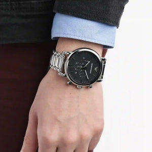Emporio Armani AR1894 Silver Chronograph Men's Watch — view 5