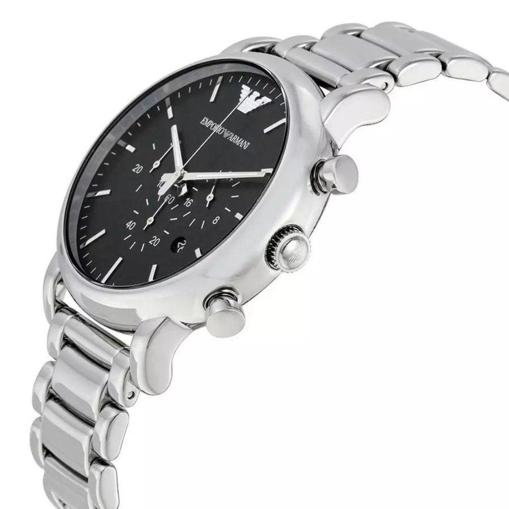 Emporio Armani AR1894 Silver Chronograph Men's Watch — view 3