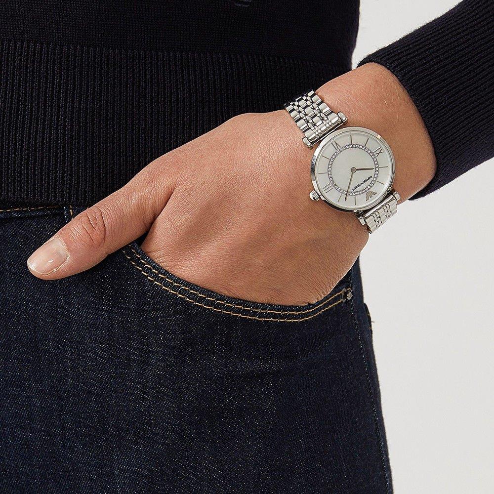 Emporio Armani AR1908 Classic Mother Of Pearl Dial Ladies Watch — view 4