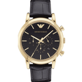 Emporio Armani AR1917 Luigi Black Dial Chronograph Men's Watch