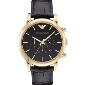 Emporio Armani AR1917 Luigi Black Dial Chronograph Men's Watch