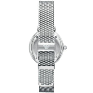 Emporio Armani AR1955 Mother Of Pearl Mesh Bracelet Ladies Watch — view 2
