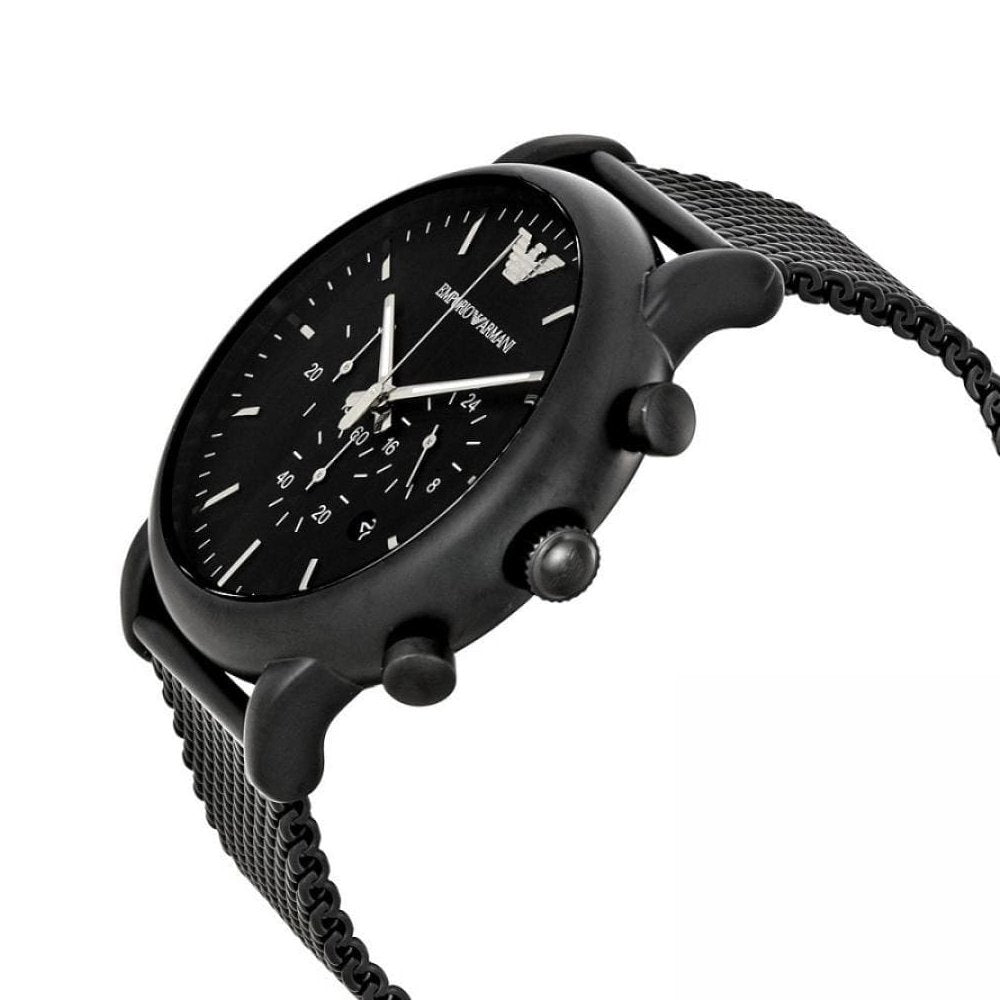Emporio Armani AR1968 Black Dial Chronograph Men's Watch — view 5