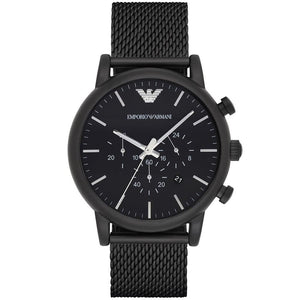 Emporio Armani AR1968 Black Dial Chronograph Men's Watch