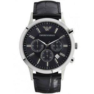 Emporio Armani AR2447 Men's Renato Chronograph Watch Black