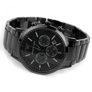Emporio Armani AR2453 Men's Renato Watch Black — view 3