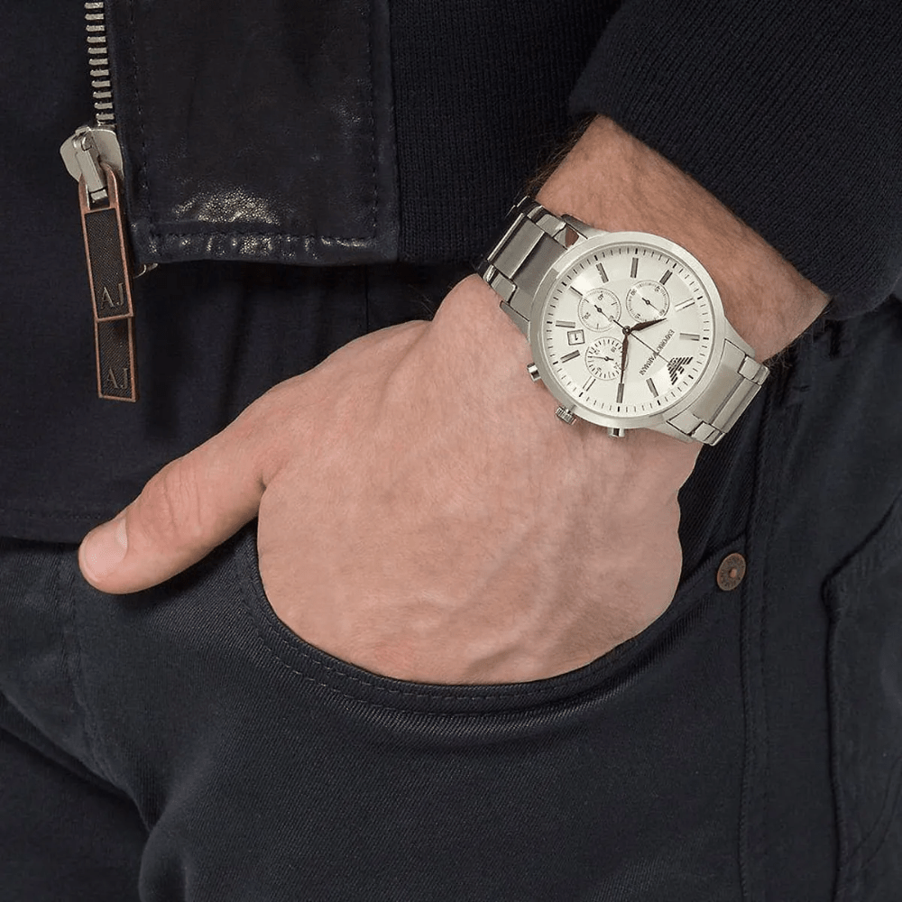 Emporio Armani AR2458 Renato Chronograph Men's Watch — view 6