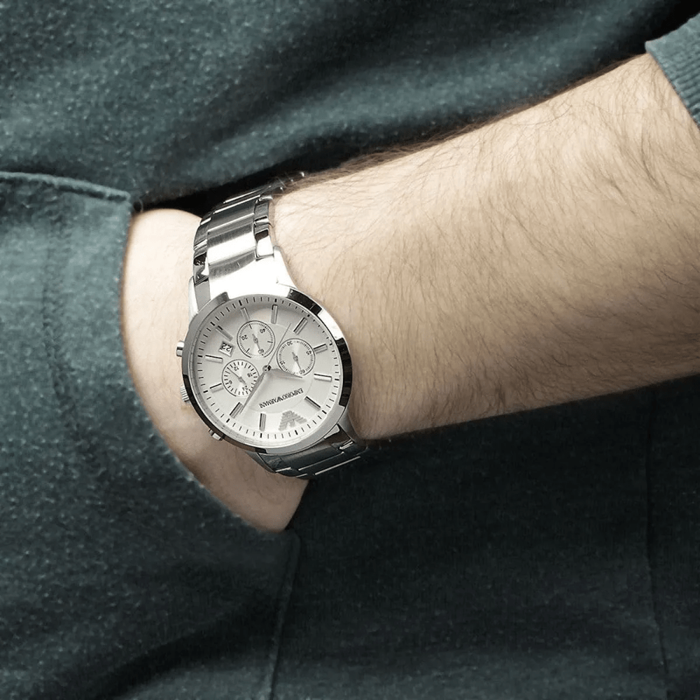 Emporio Armani AR2458 Renato Chronograph Men's Watch — view 7