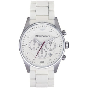 Emporio Armani AR5859 Men's Watch Tazio White