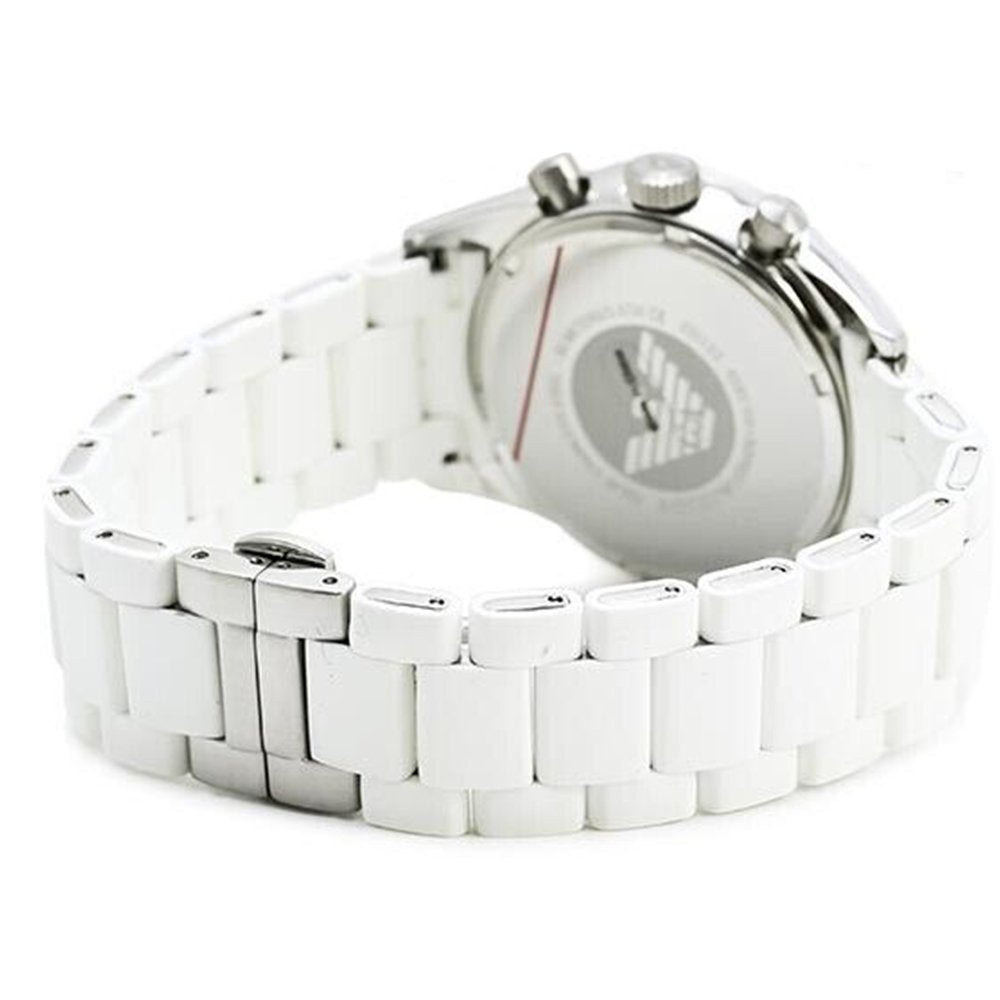 Emporio Armani AR5859 Men's Watch Tazio White — view 3