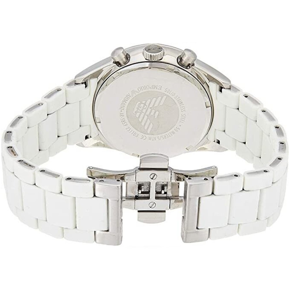 Emporio Armani AR5859 Men's Watch Tazio White — view 2