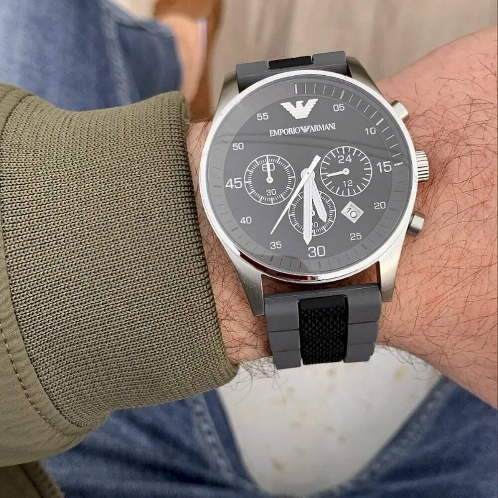 Emporio Armani AR5866 Men's Sportivo Watch Black — view 6