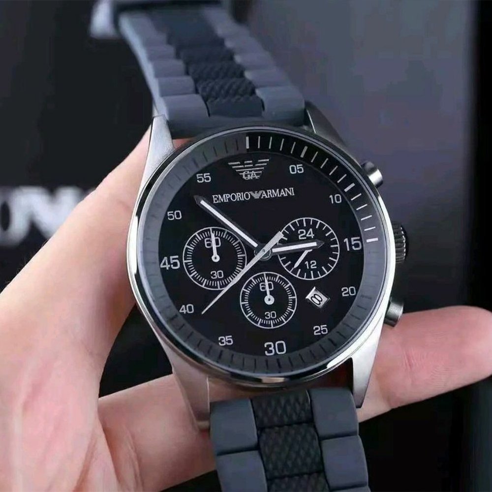Emporio Armani AR5866 Men's Sportivo Watch Black — view 5