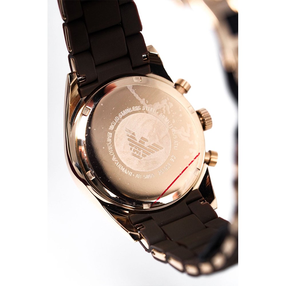 Emporio Armani AR5890 Men's Chronograph Watch Brown — view 4