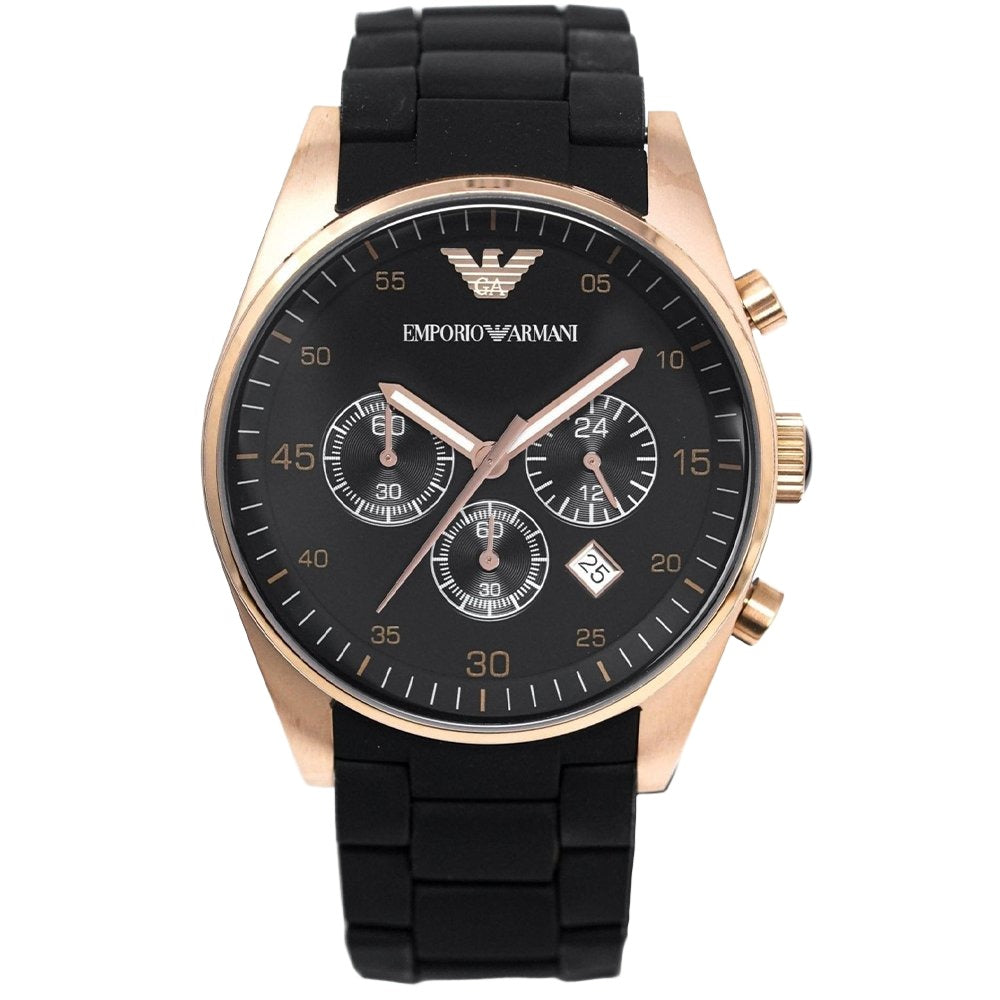 Emporio Armani AR5906 Ladies Sportivo Watch Rose Gold