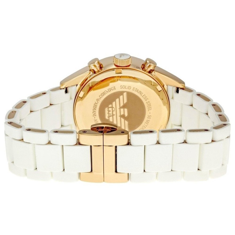 Emporio Armani AR5919 Men's Sportivo Watch White — view 2