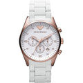 Emporio Armani AR5919 Men's Sportivo Watch White