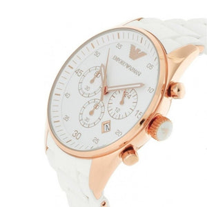 Emporio Armani AR5919 Men's Sportivo Watch White — view 3