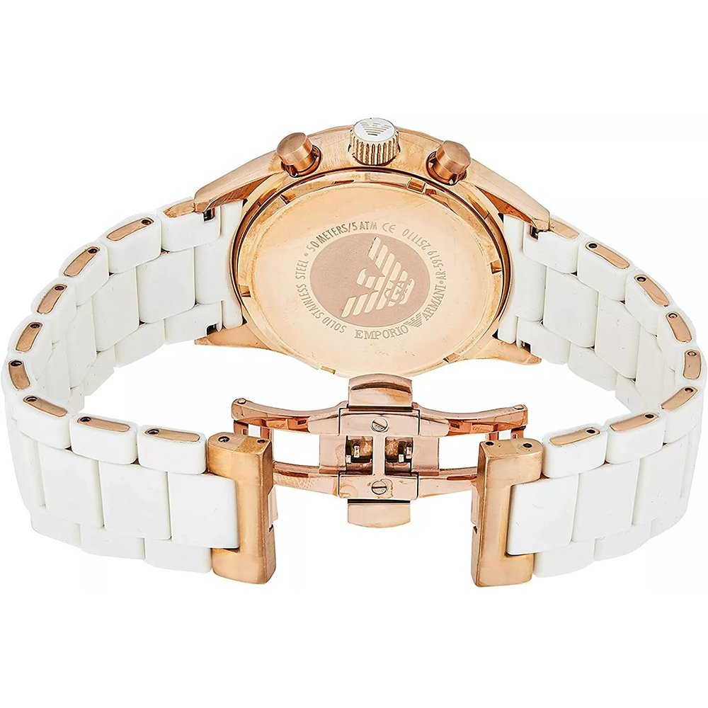 Emporio Armani AR5920 Ladies Sportivo Watch White — view 2