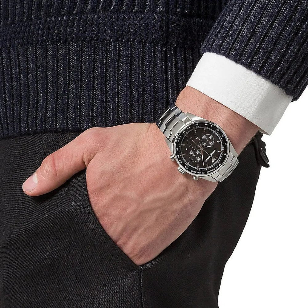 Emporio Armani AR5980 Chronograph Black Dial Men's Watch — view 6