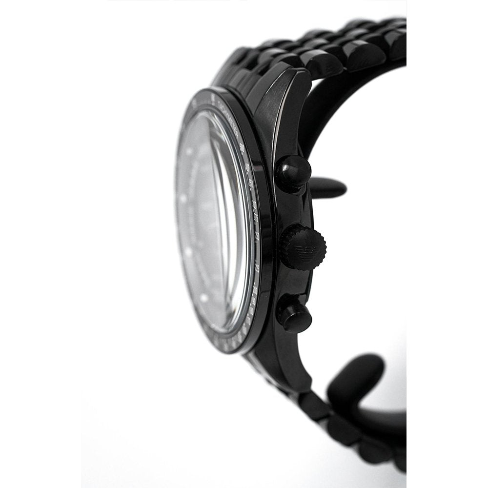 Emporio Armani AR5989 Tazio Chronograph Men's Watch Black — view 3