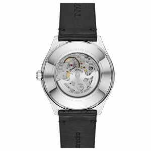 Emporio Armani AR60003 Automatic Black Leather Skeleton Men's Watch — view 3
