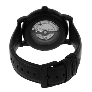 Emporio Armani AR60012 Sport Classic Luigi Black Dial Leather Band  Mens Watch — view 2
