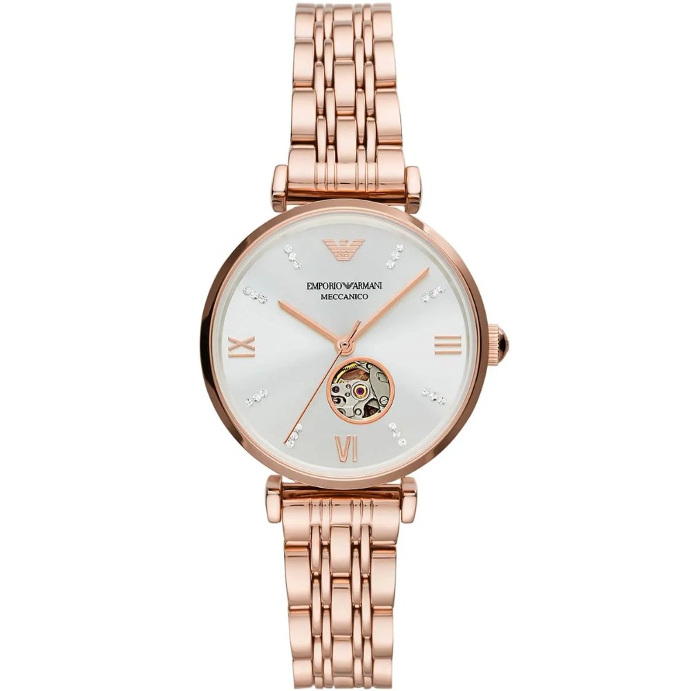 Emporio Armani AR60023 Gianni T-Bar Automatic Ladies Watch
