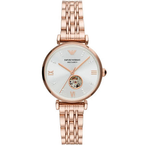 Emporio Armani AR60023 Gianni T-Bar Automatic Ladies Watch
