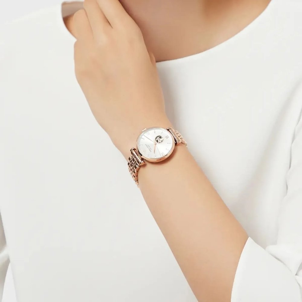 Emporio Armani AR60023 Gianni T-Bar Automatic Ladies Watch — view 5