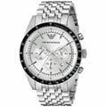 Emporio Armani AR6073 Sportivo Silver Chronograph Men's Watch