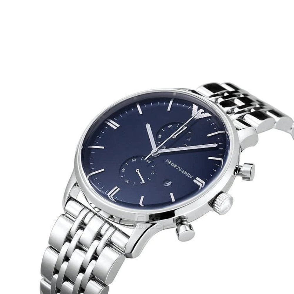 Emporio Armani AR80013 Blue Dial Chronograph Men's Watch — view 3