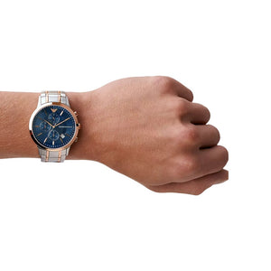 Emporio Armani AR80025 Two-Tone Chronograph Men's Watch — view 4