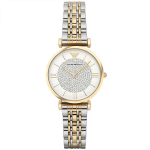 Emporio Armani AR8031 Ladies Watch T-Bar Gianni Two-Tone