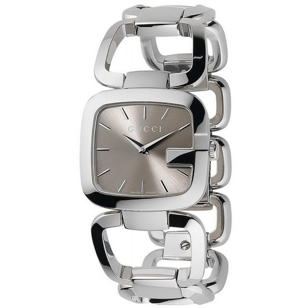 Gucci YA125402 G Brown Dial 30mm Ladies Watch