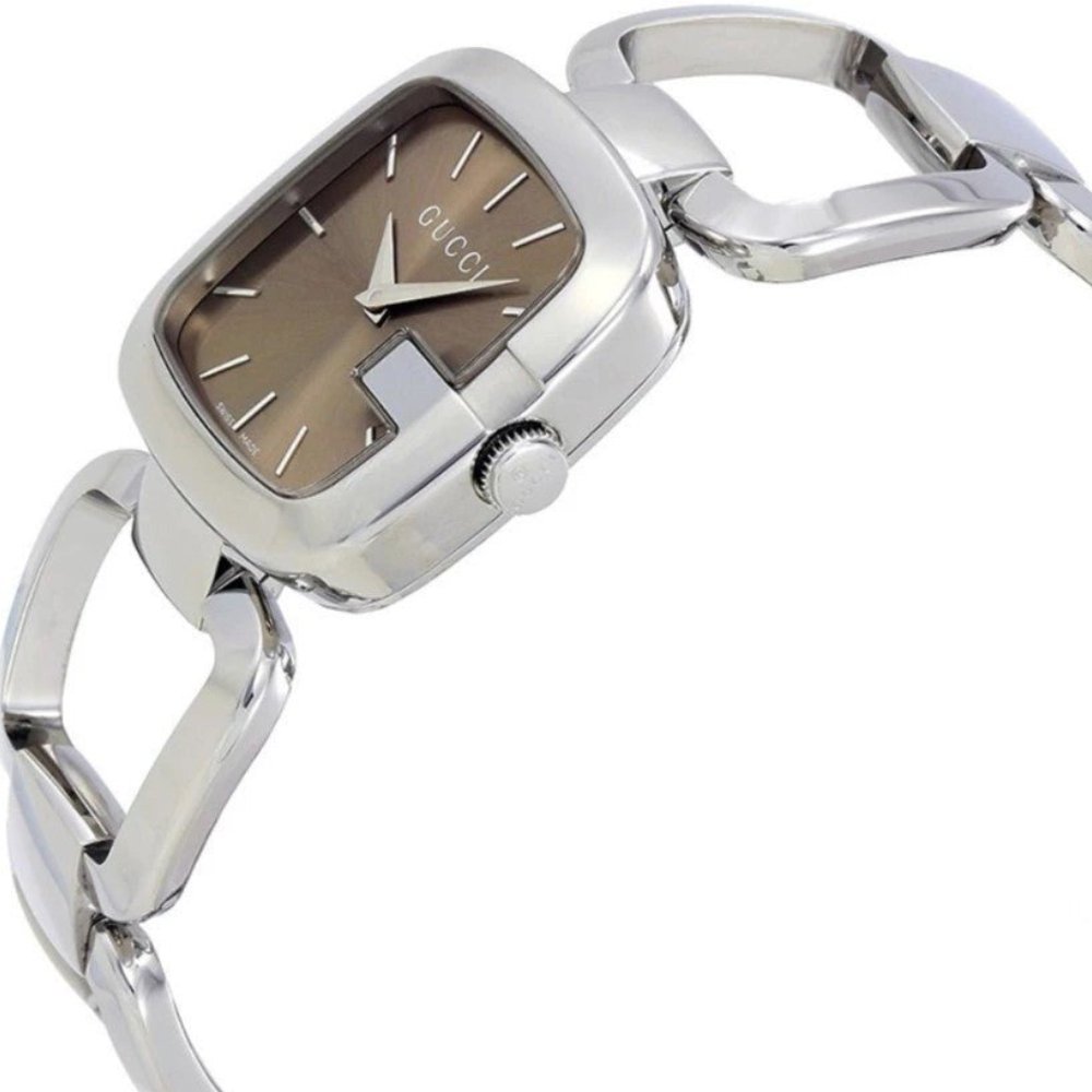 Gucci YA125402 G Brown Dial 30mm Ladies Watch — view 3