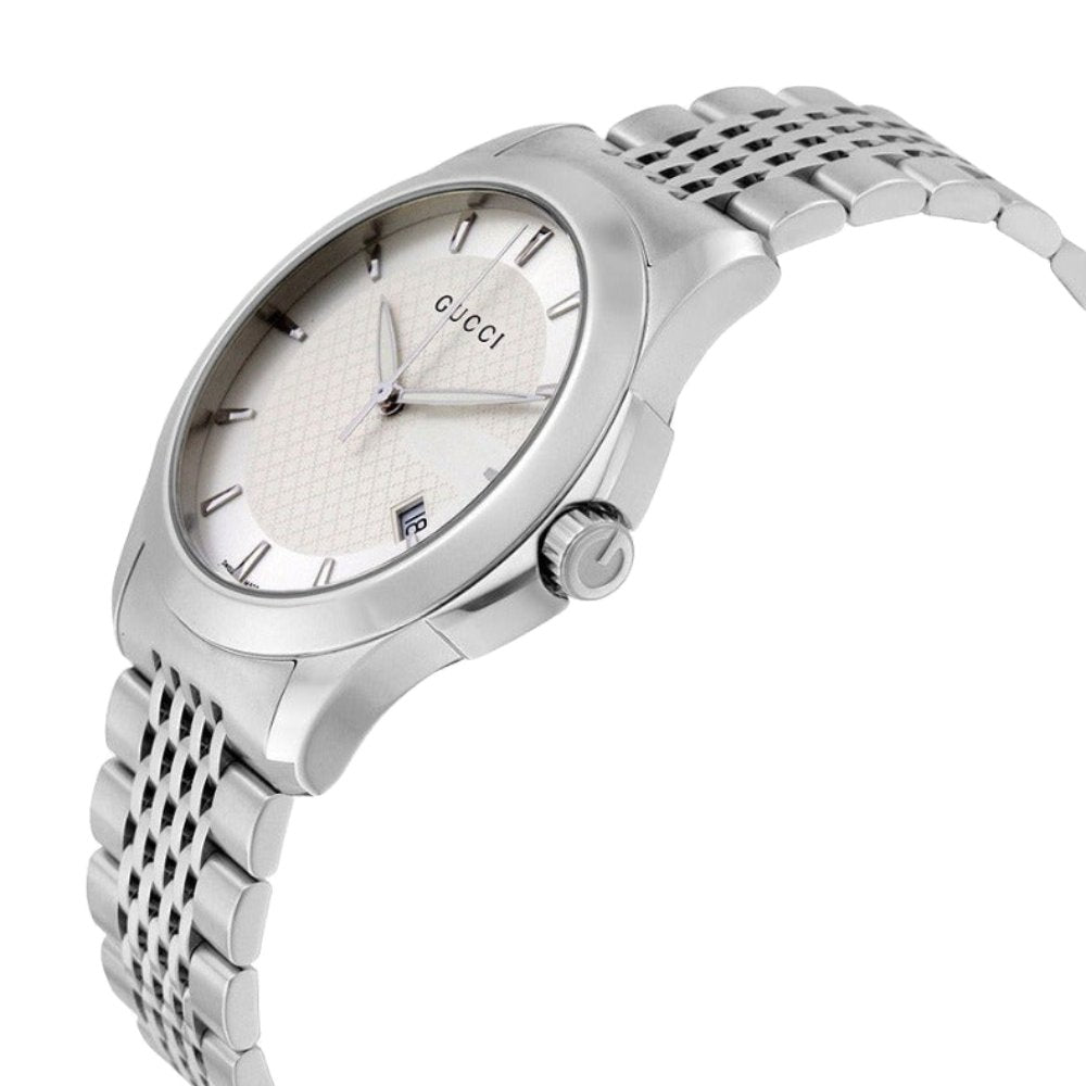 Gucci YA126401 G-Timeless Silver Dial Men's Watch — view 3