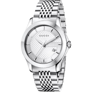 Gucci YA126401 G-Timeless Silver Dial Men's Watch