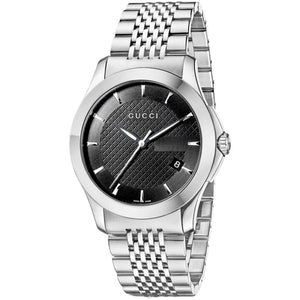 Gucci YA126402 G-Timeless Black Dial Men's Watch