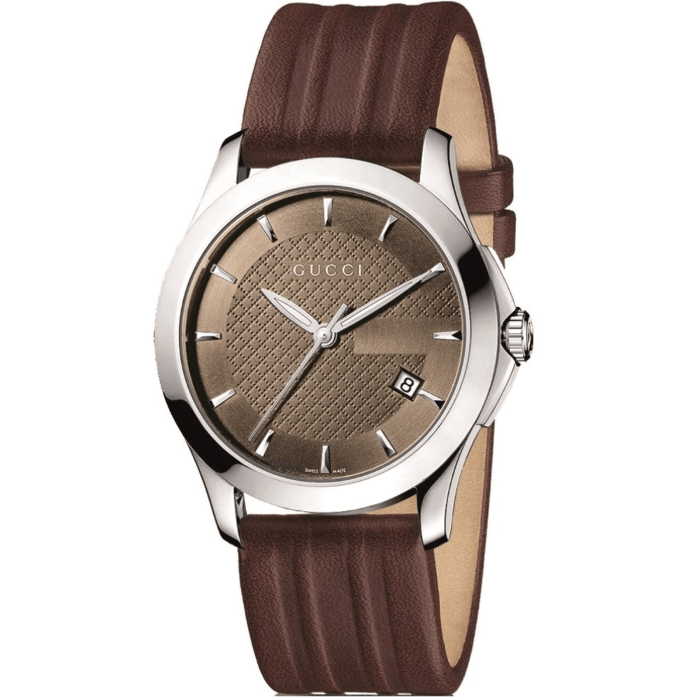 Gucci YA126403 G-Timeless Brown Dial Men's Watch